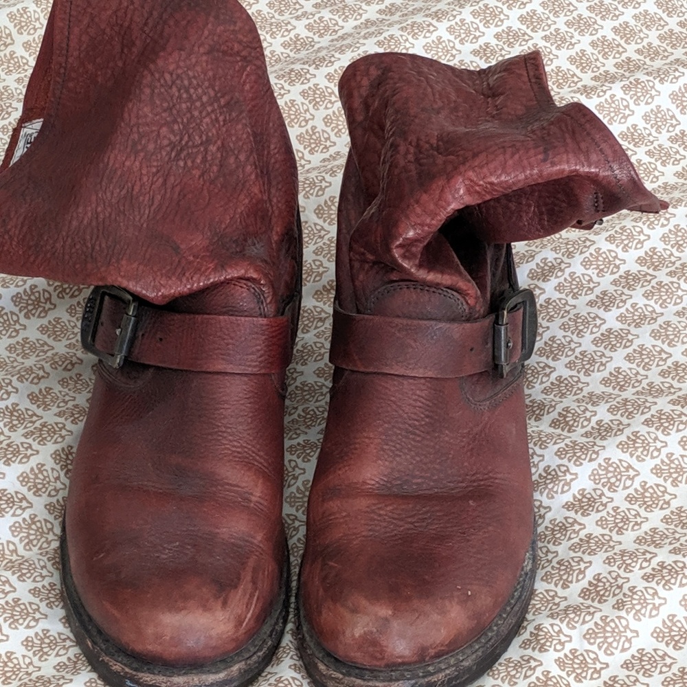 Frye Veronica Short Motorcycle Boots